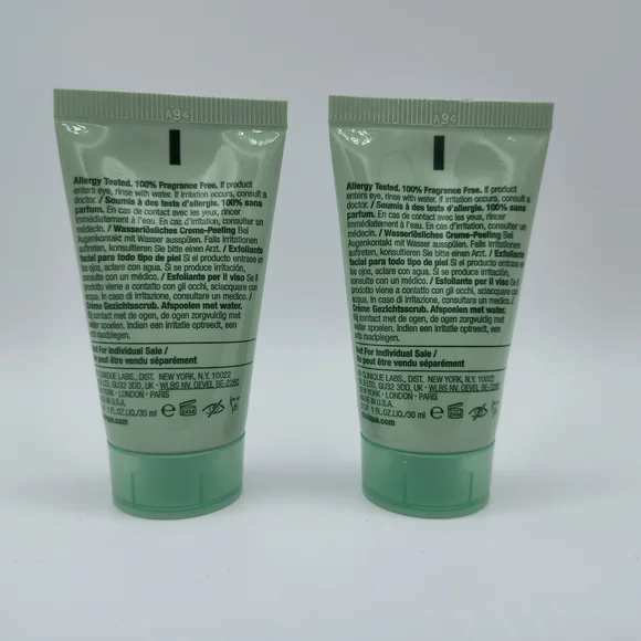 Clinique 7 Day Scrub Cream Duo | 2×30ml Rinse-Off Exfoliator | Travel Set - Picture 2 of 2